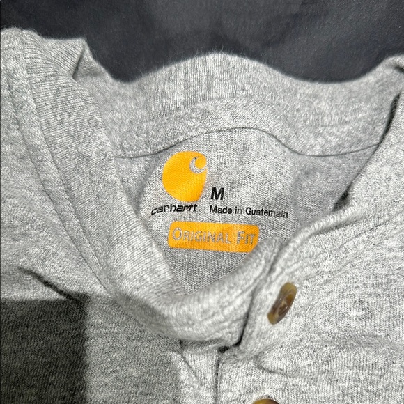 Carhartt Gray Henley Short Sleeve Shirt - Picture 3 of 3